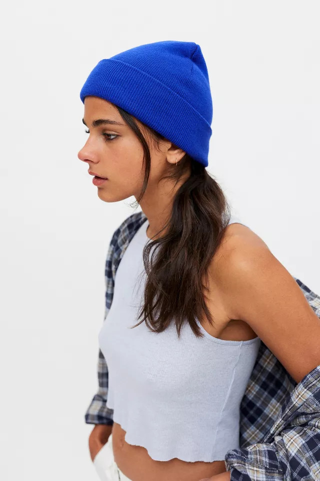 Jade Jersey Knit Beanie | Urban Outfitters (US and RoW)