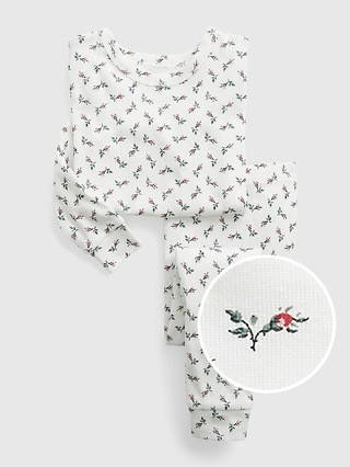babyGap 100% Organic Cotton Floral PJ Set | Gap (US)