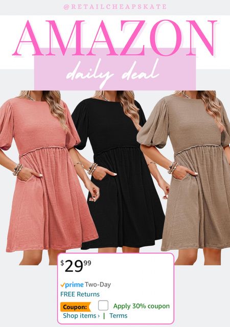 Amazon deal on this dress!

#LTKstyletip #LTKsalealert #LTKfindsunder50