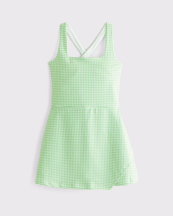 YPB sculptLUX Cross-Back Mini Dress | Abercrombie & Fitch (US)
