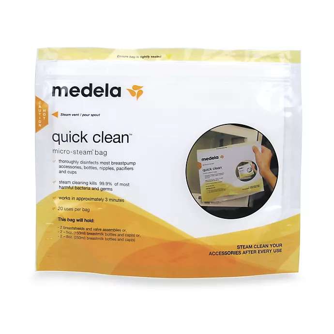 Medela® Quick Clean™ 5-Pack Micro-Steam™ Bags | buybuy BABY