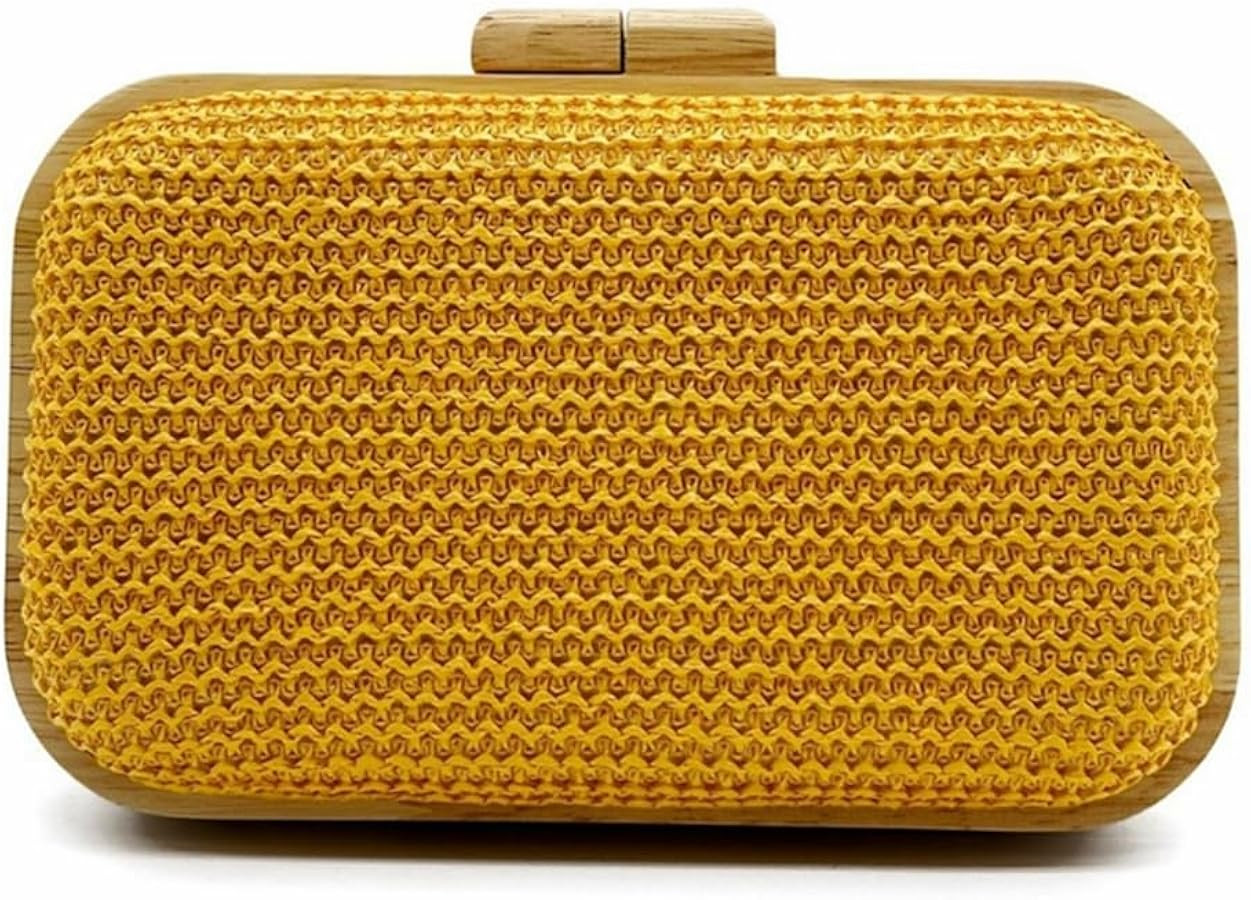 Women Straw Clutch Purse Handwoven Summer Evening Bag Beach Straw Handbag Wedding Party Clutch Ba... | Amazon (US)