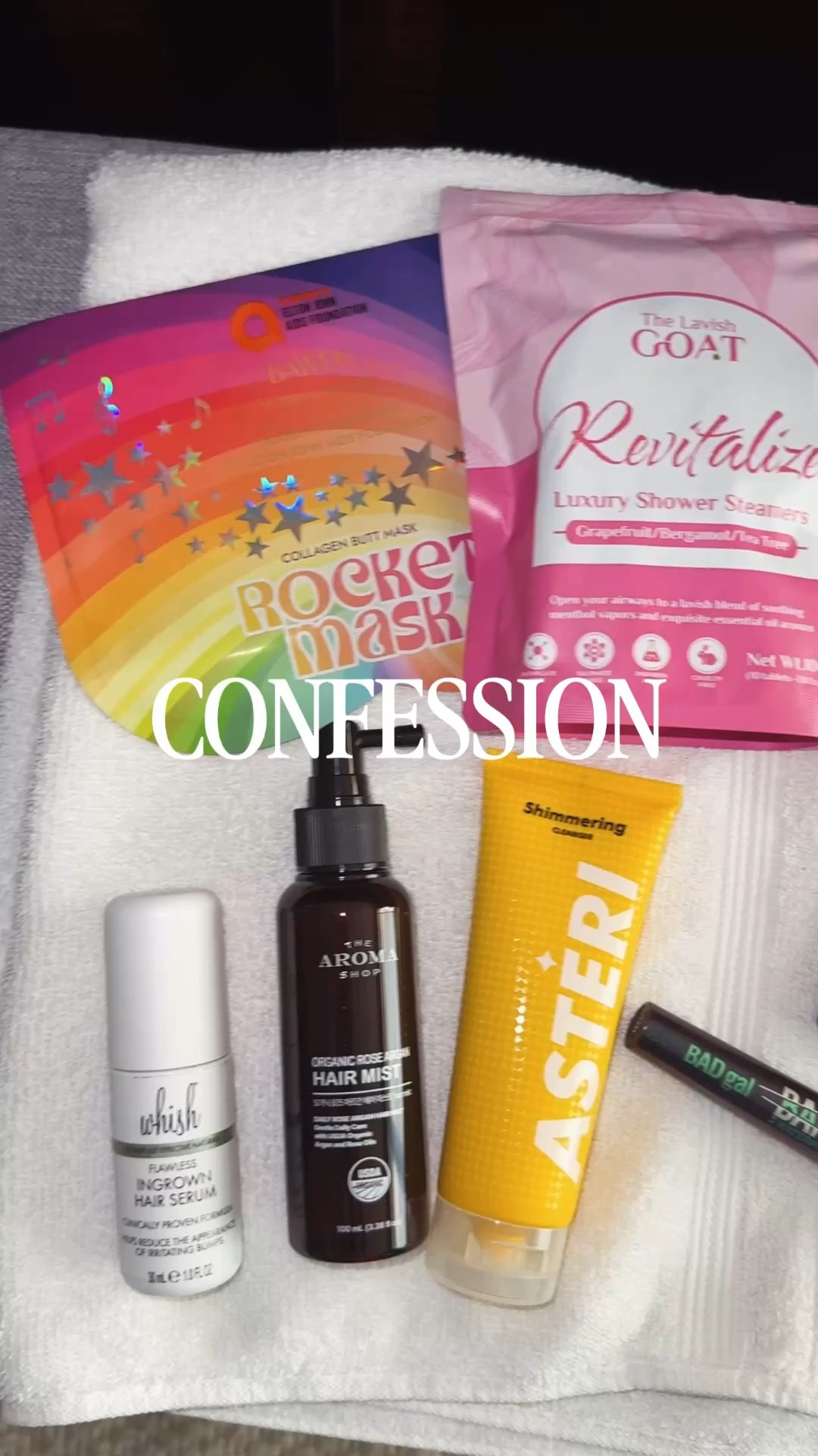 New beauty I’m currently trying ✨
•  ASTERI Vitamin C Cleanser – brightening morning boost
•  Lavish GOAT Shower Steamers – instant spa vibes in the shower
•  BAWDY Rocket Mask – fun self-care glow
•  Whish Ingrown Hair Serum – smooth skin support
•  Rosemary Argan Hair Mist – quick refresh for dry hair
•  Lithe Eyeshadow Palette – easy everyday looks
•  Lavaa Highlighter – pretty natural glow
•  Defiance Beauty Bronzer – sun-kissed warmth
•  Benefit BADgal BANG! Mascara – volume that holds
If you’re looking for new options that might work for you too…

#LTKBeauty #LTKgrwm #LTKmorningroutine