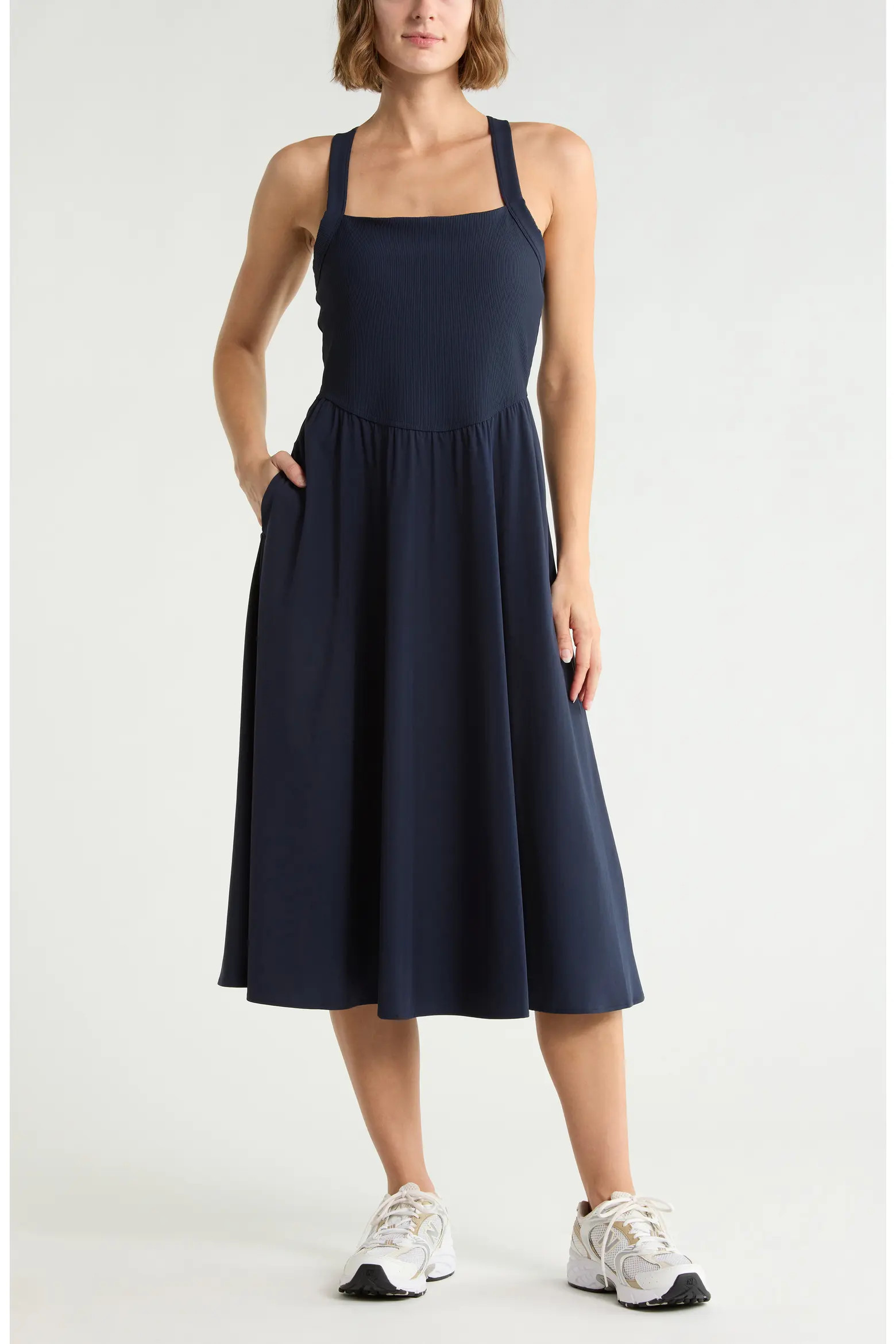 Rib Hybrid Midi Dress (Women) | Nordstromrack | Nordstrom Rack