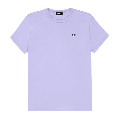 Dalix Womens Lil Matcha Jersey Tee in Dark Lavender L Large | Target