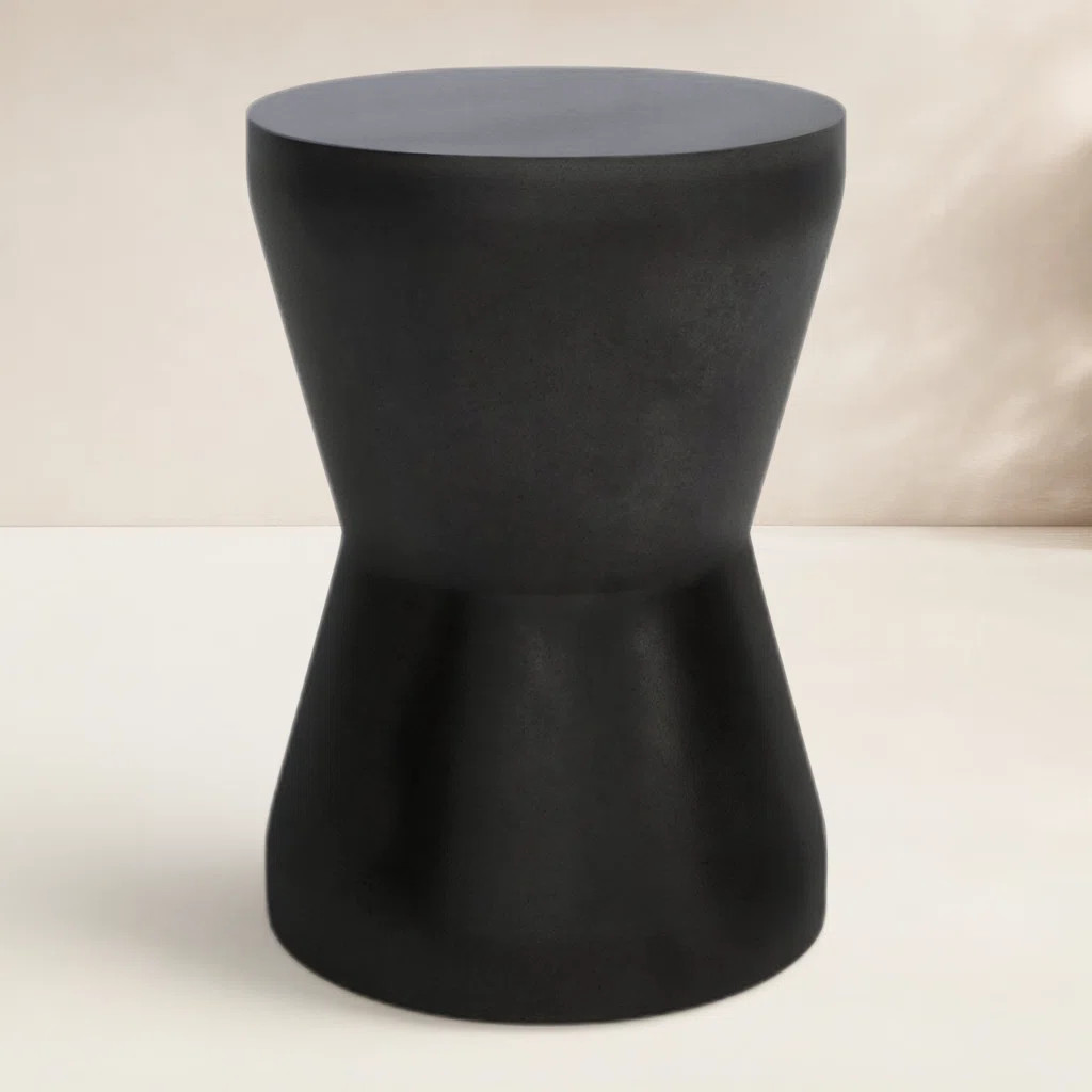 Zenni Round Outdoor Side Table , 12.2'' in. W 12.2'' in. D | Wayfair North America