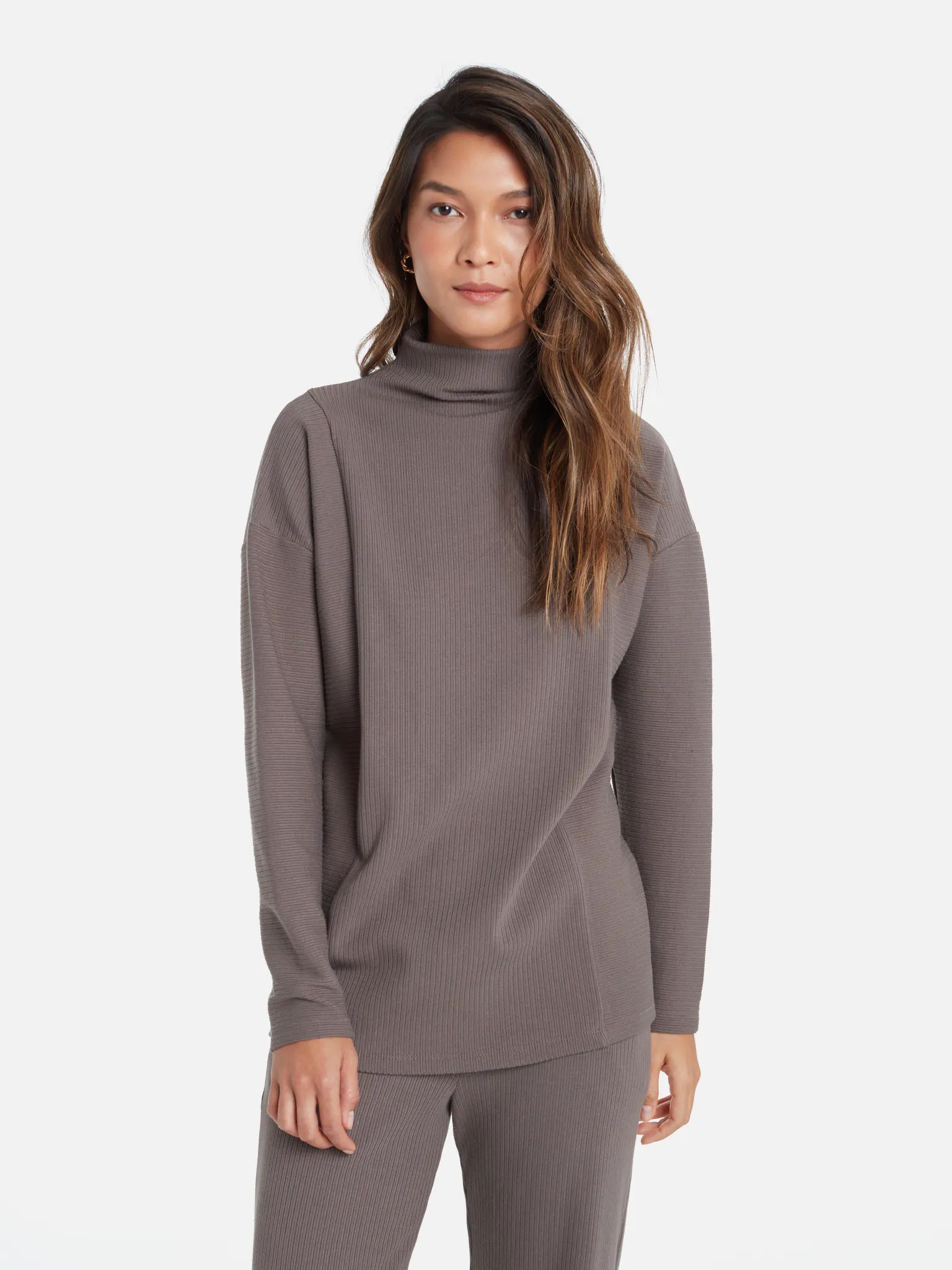 Palma Mock Neck Top | Verishop