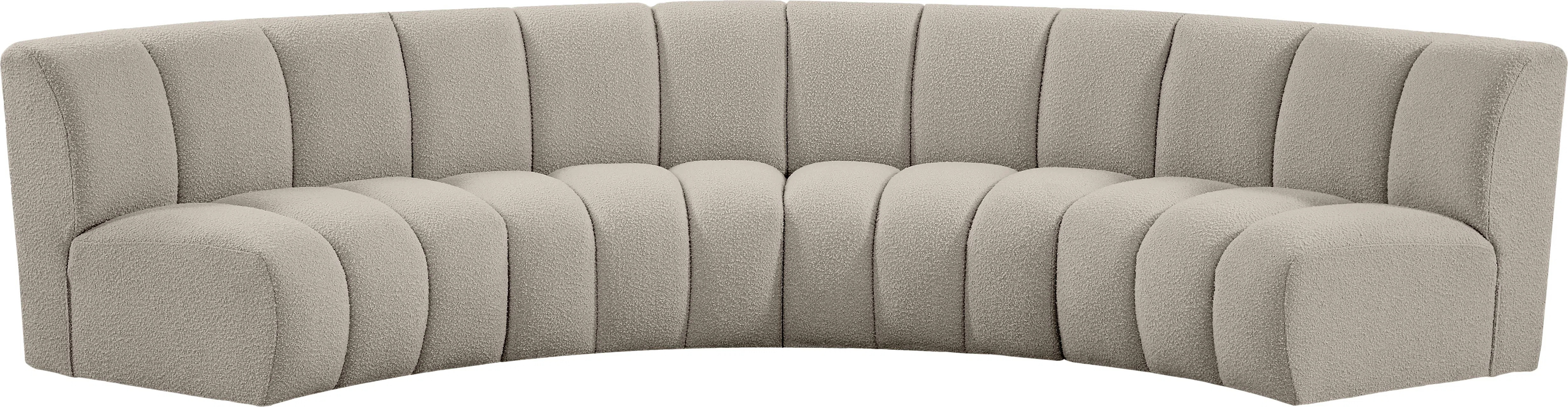 Everly Quinn Izen 148" Wide Symmetrical Modular Corner Sectional | Wayfair | Wayfair North America