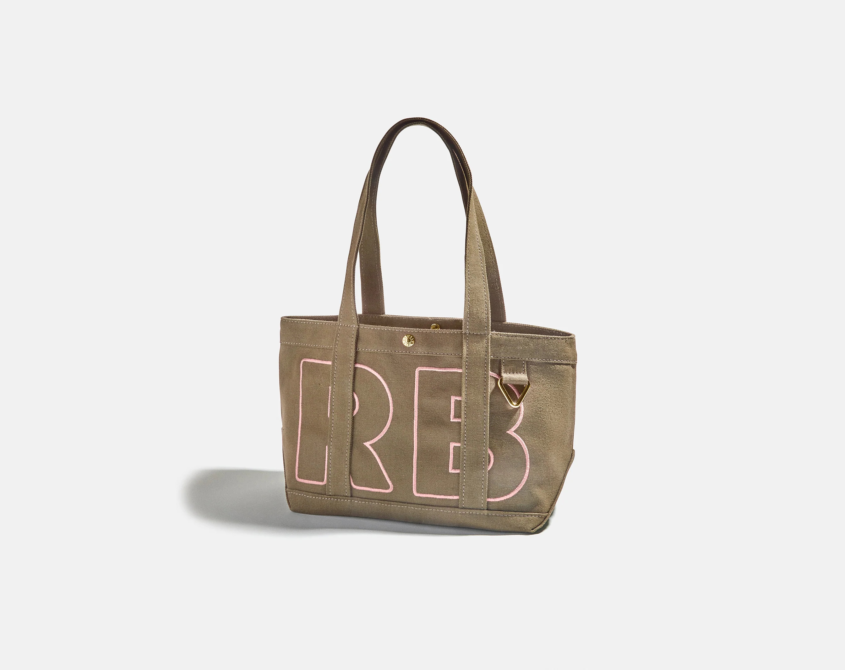 Custom Alpha Tote - Mushroom Taupe | BaubleBar