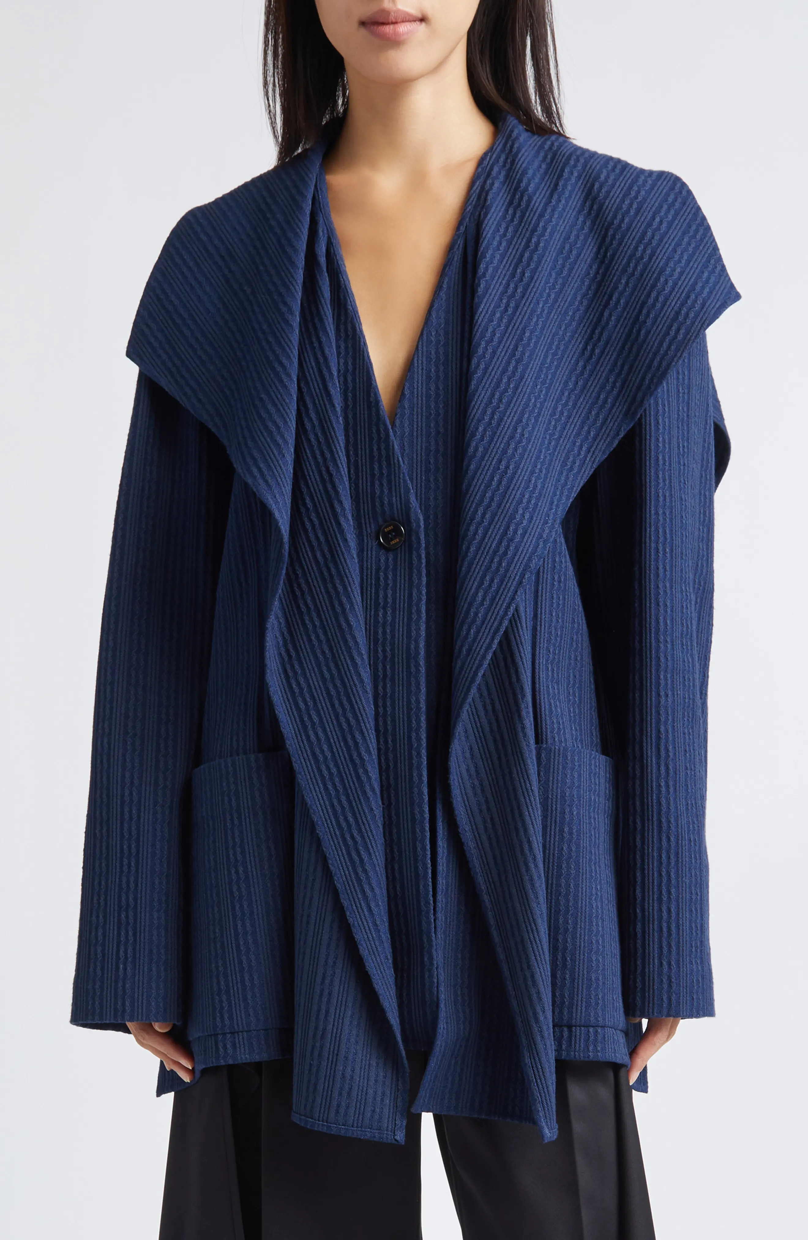 Drape Collar Jacket (Women) | Nordstrom | Nordstrom