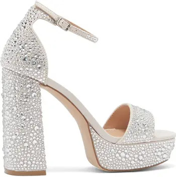 Madden Girl Omega Rhinestone Platform Heeled Sandal | Nordstromrack | Nordstrom Rack