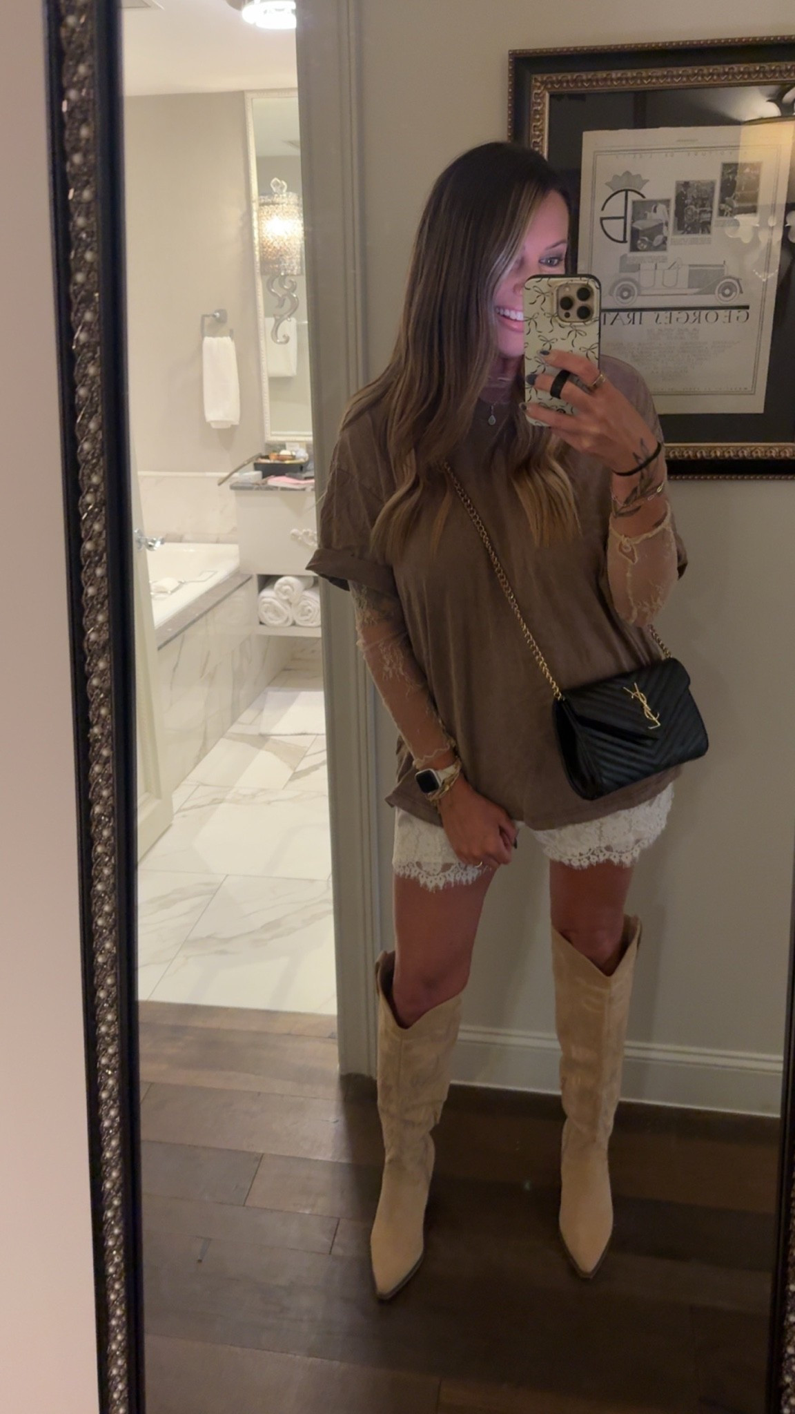 Cute comfortable outfit mostly from Amazon! I just got this 3 pack of acid washed over sized tees and I love them!! Actually oversized and soft! Pack of 3 for just over $30. Fave new boots from @VICI

#LTKootd #LTKTravel #LTKMidsize