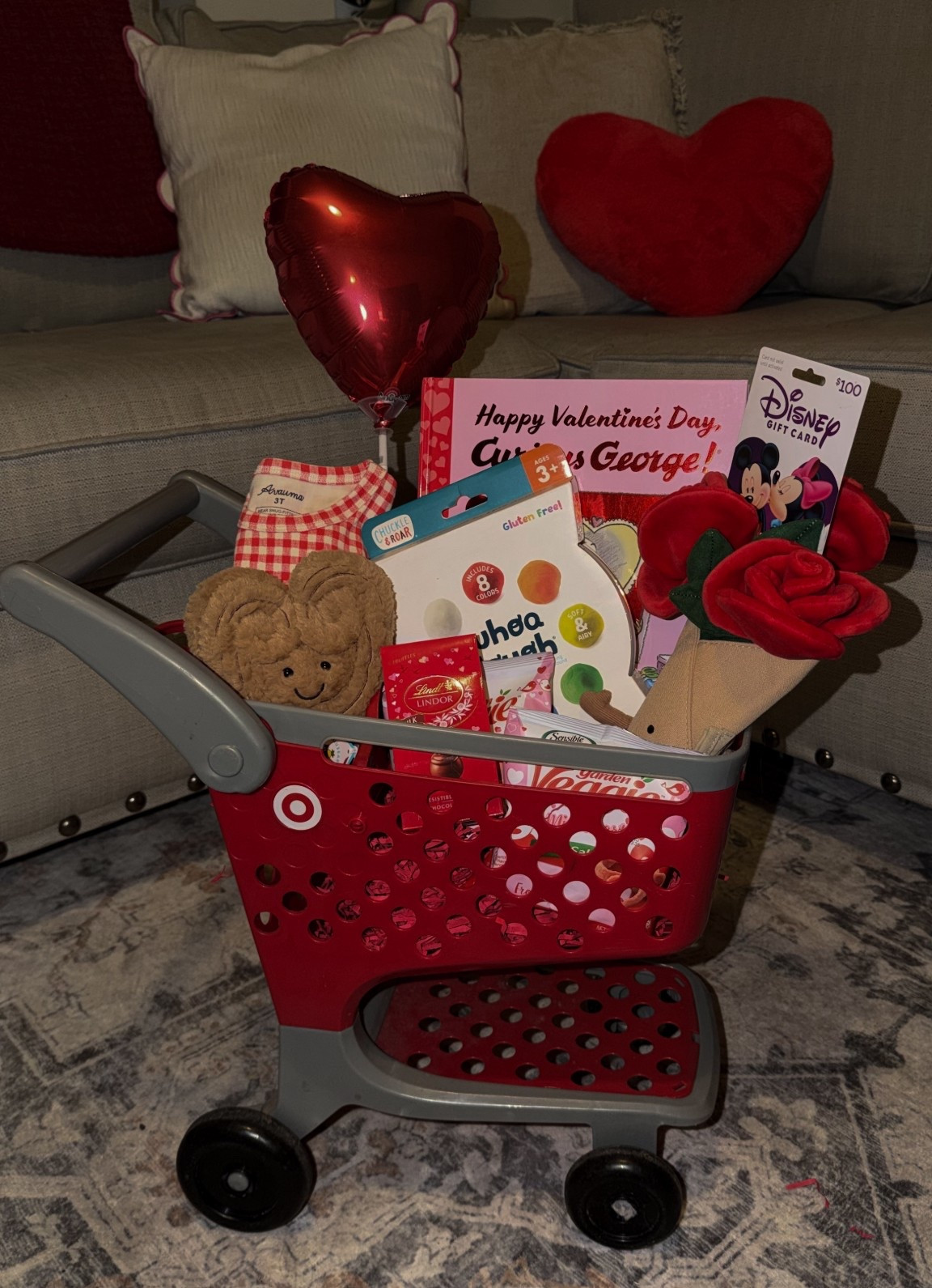 This year’s Valentine’s basket doubles as a toy! Using a Play Target cart was such a fun idea and we’ll be using it long after Valentine’s Day. All items linked here!! 

#LTKKids #LTKmomlife #LTKValentine