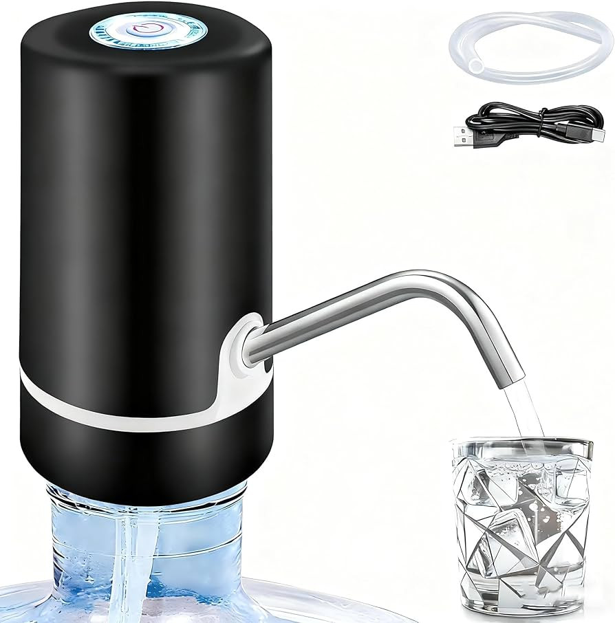Water Dispenser Pump-5 Gallon USB Rechargeable Portable, Electric Water Pump for Water Jugs with ... | Amazon (US)