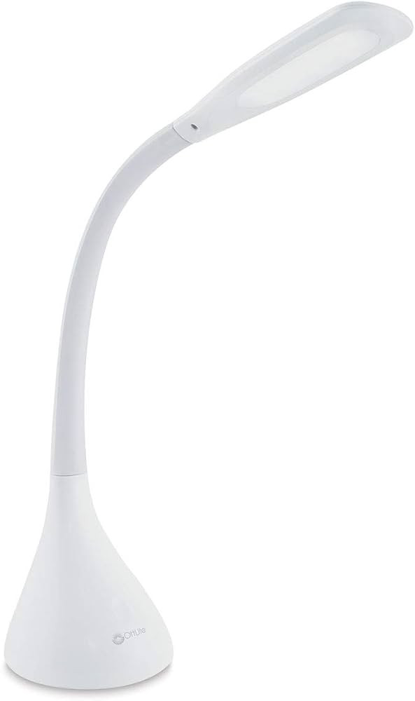 OttLite Creative Curves LED Desk Lamp with Adjustable Neck - Dimmable with 4 Brightness Settings ... | Amazon (US)