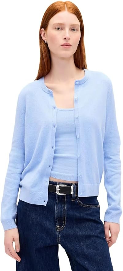 Gap Womens Cashsoft Cropped Cardigan | Amazon (US)