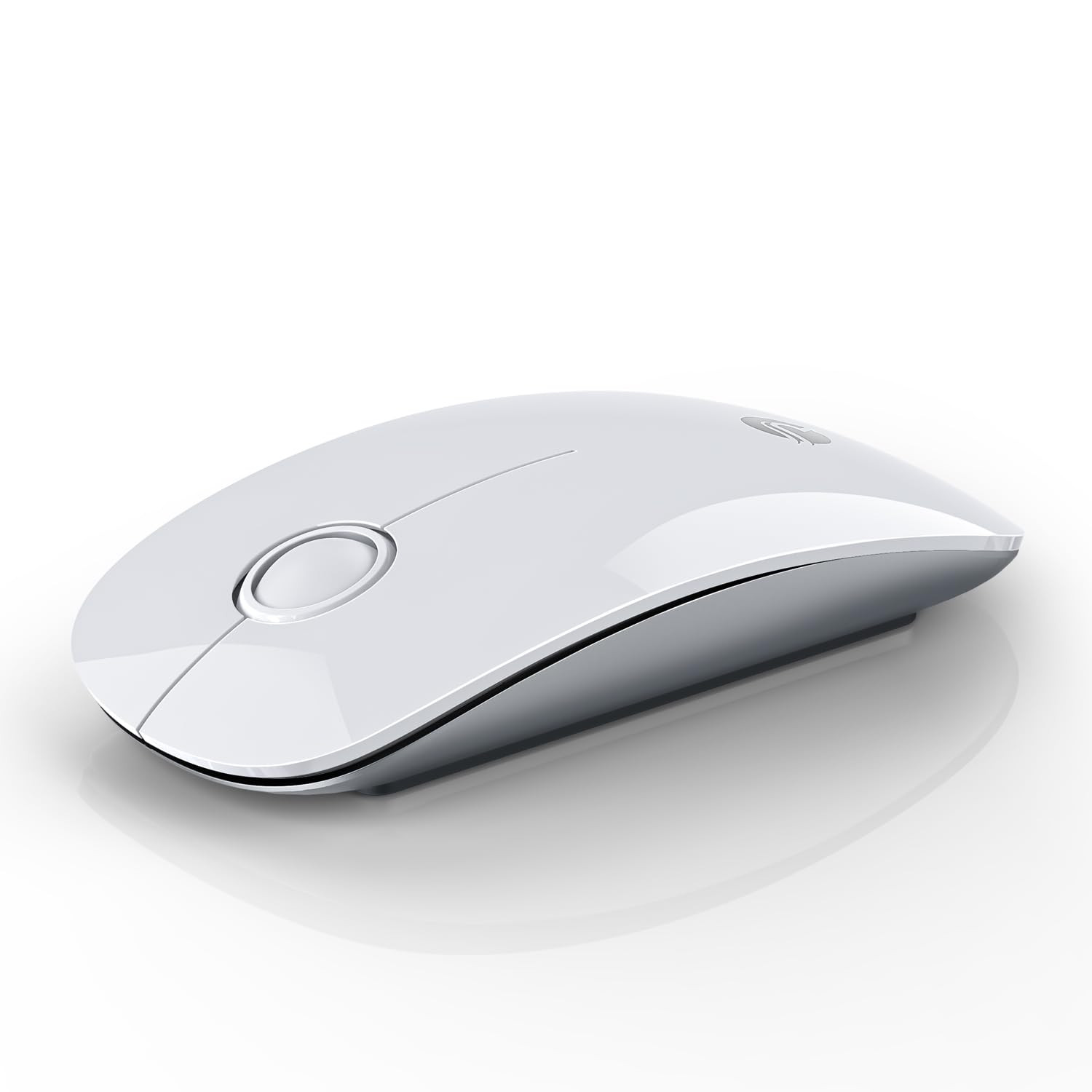 RAPIQUE Bluetooth Wireless Mouse - (BT5.1+USB) Slim Dual Mode Computer Mice with Quiet Click, Low Power, and 1600 DPI, Portable Cordless for MacBook, Laptop, iPad Pro/Air, Chromebook (White) | Amazon (US)