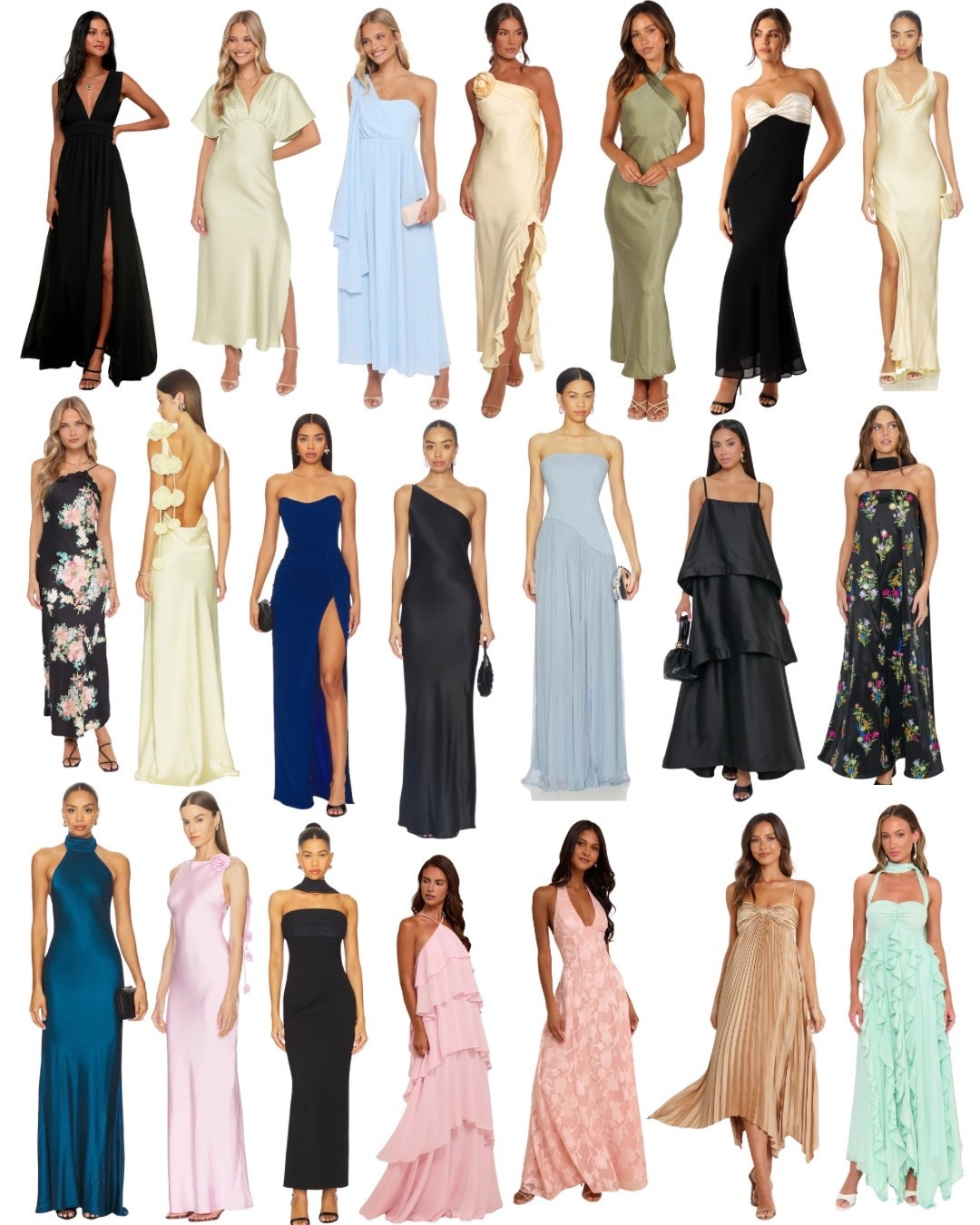 Black tie wedding dress inspo 
#blacktieweddingguest #weddingdressguest #weddinginspo

#LTKootd