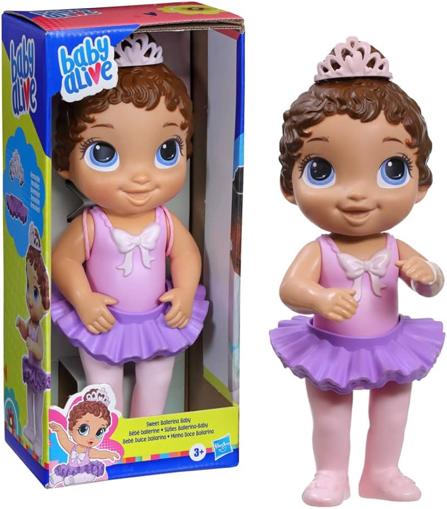 Baby Alive, Boneca Bebê Doce Bailarina Morena, Colorida | Amazon (BR)