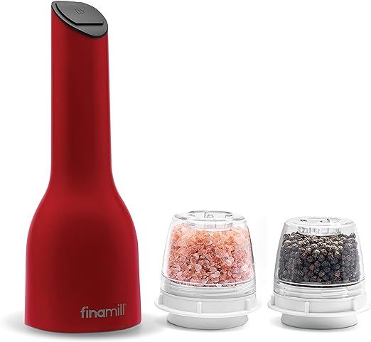 Amazon.com: FinaMill – Award Winning Battery Operated Pepper Mill & Spice Grinder in One, Adjus... | Amazon (US)