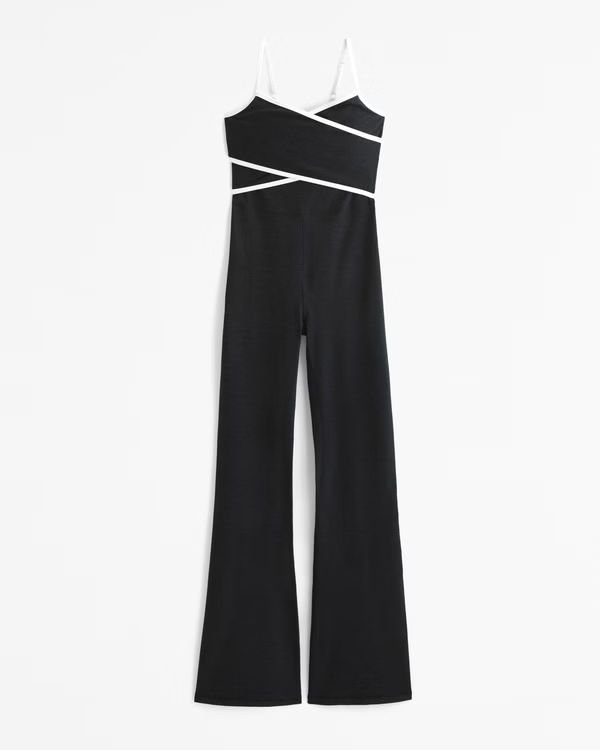 Women's YPB everydaySOFT Wrap Flare Onesie | Women's Active | Abercrombie.com | Abercrombie & Fitch (US)