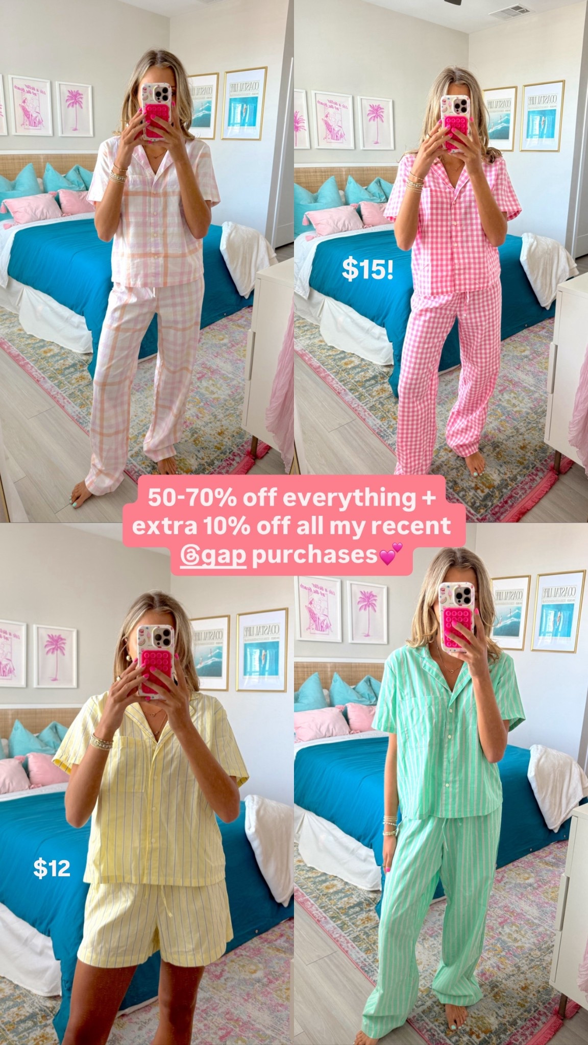 the cutest spring arrivals from Gap! absolutely love all of these pajamas! 100% cotton too! 

#LTKootd