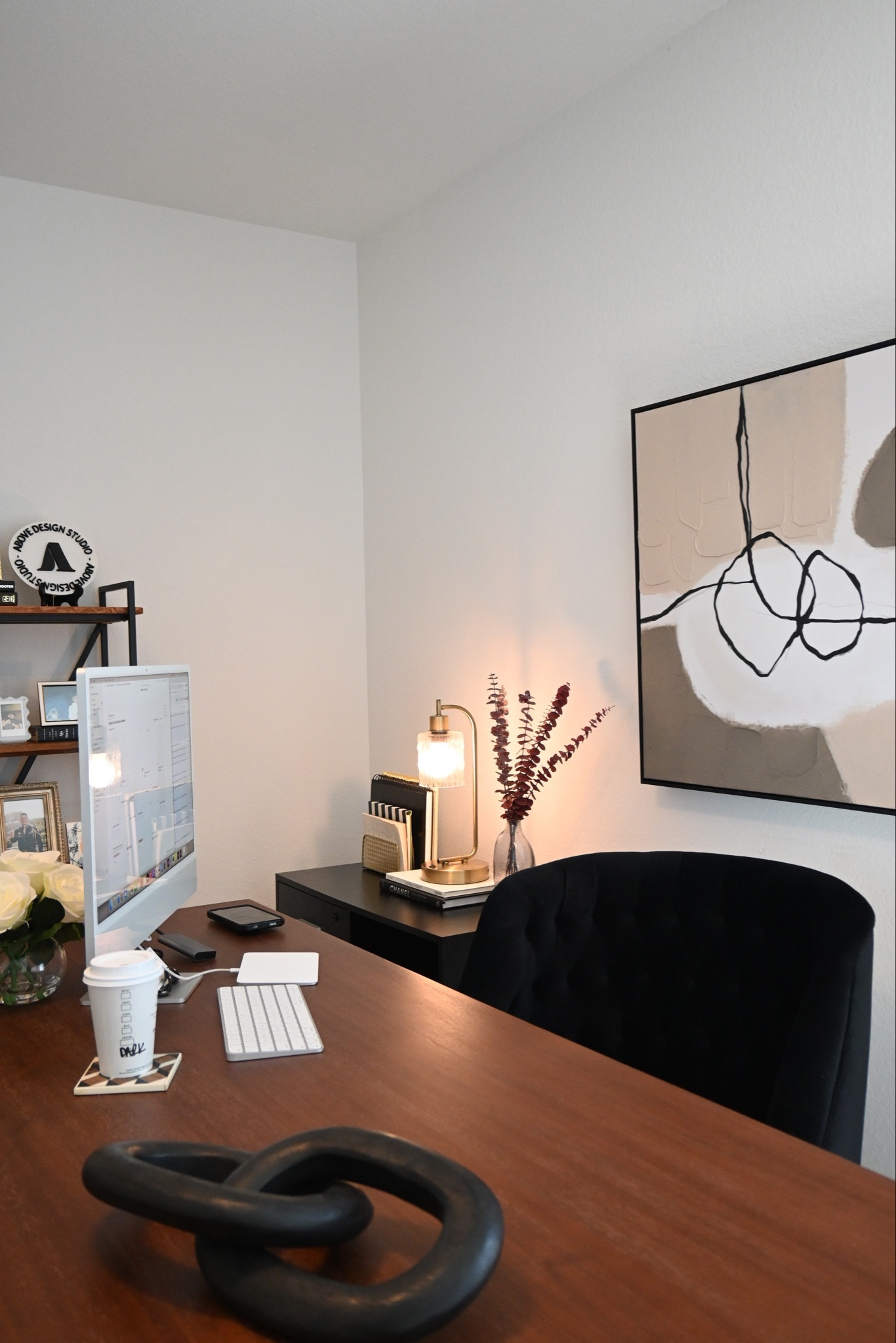 Say hello to your new favorite modern home office! I’m loving these neutrals and contrasting dark tones for a stylish look.

#LTKhome #LTKstyletip #LTKworkwear