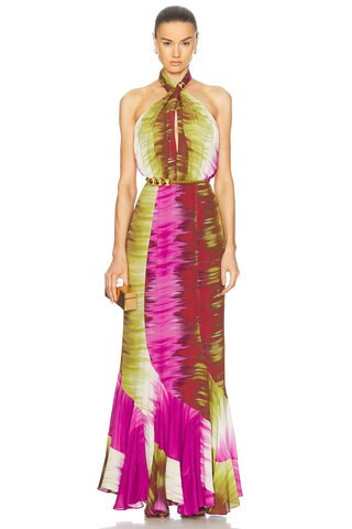SILVIA TCHERASSI Raisa Dress in Multi | FWRD 
