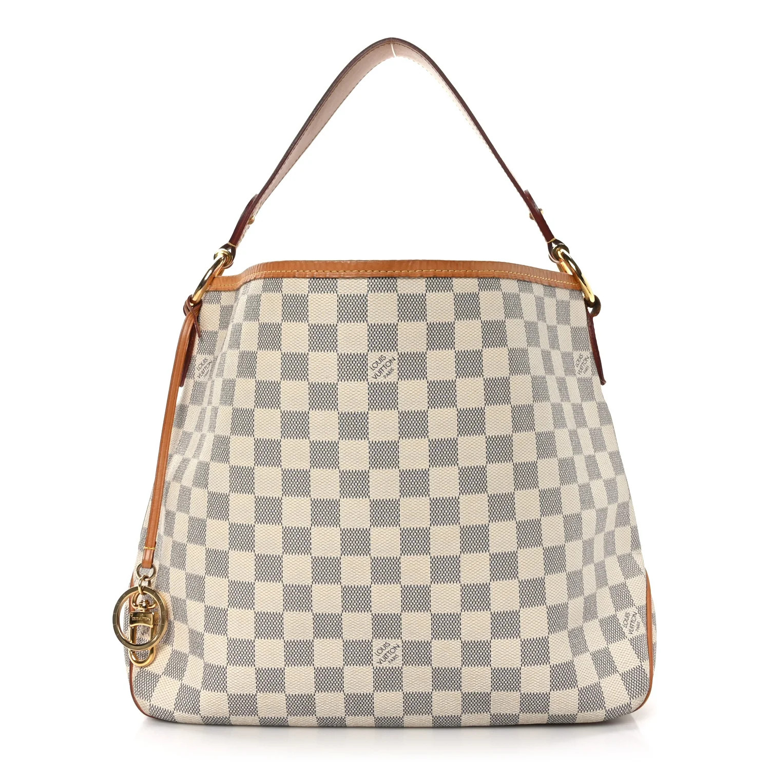 Damier Azur Delightful PM Rose Ballerine | FASHIONPHILE (US)