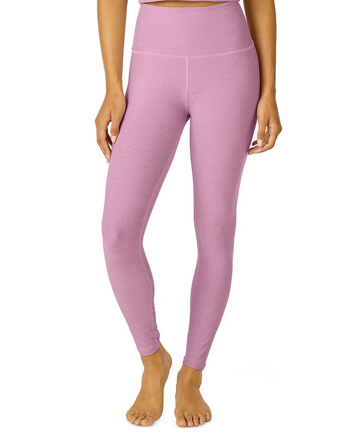 High-Waist Midi Space-Dye Leggings | Bloomingdale's (US)