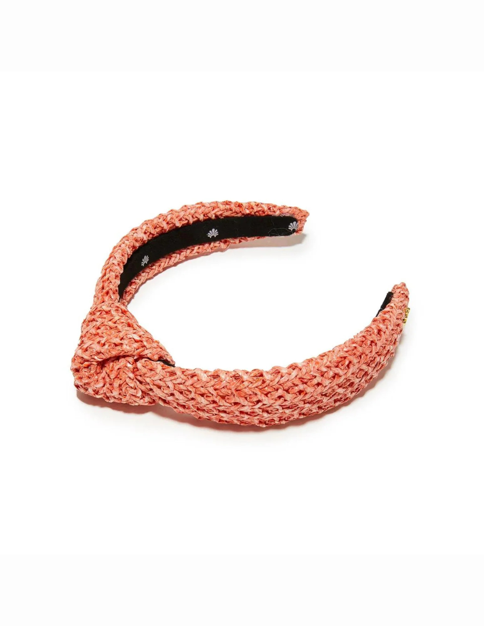 Lele Sadoughi Apricot Raffia Kids Knotted Headband | House of 29