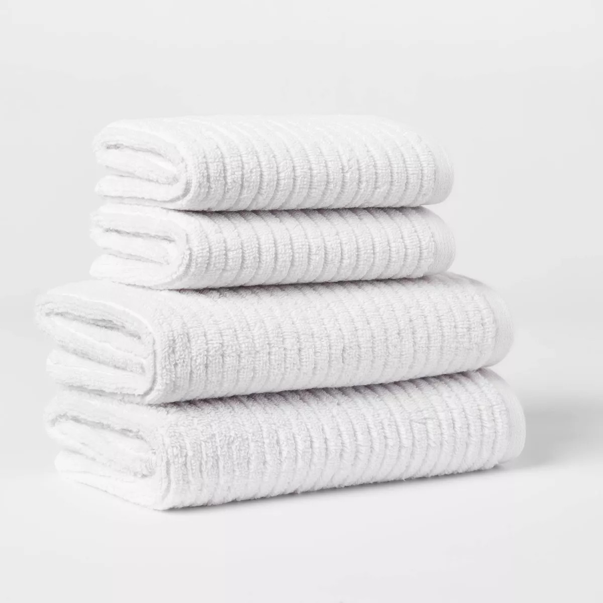 Quick Dry Ribbed Bath Towel Set - Threshold™ | Target