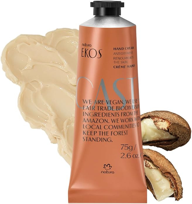 Natura - Brazil Nut Hand Cream - Anti-Dryness Castanha Hand Balm - 24-Hour Deep Hydration Skin Mo... | Amazon (US)