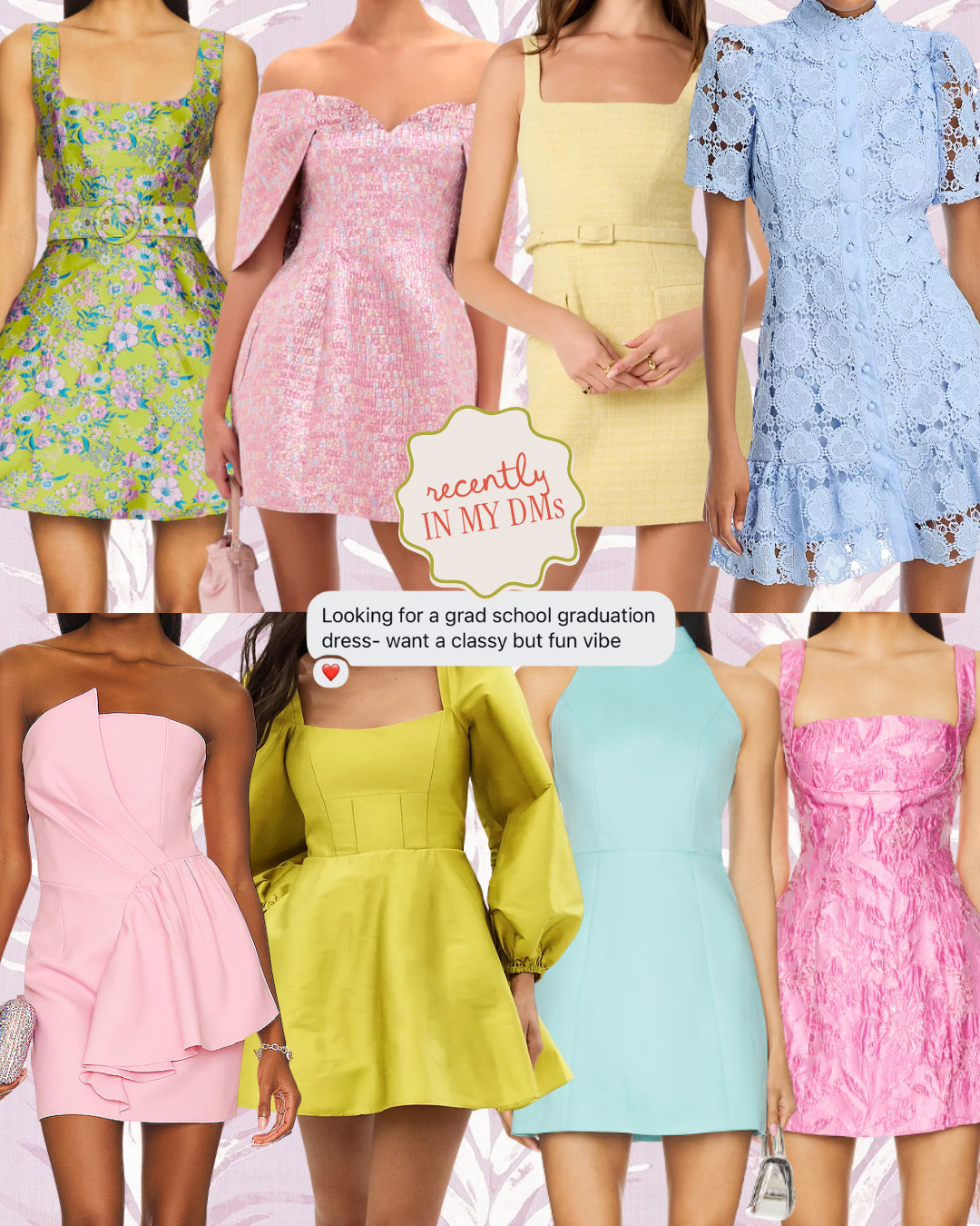 Grad school graduation dress ideas!! 

 