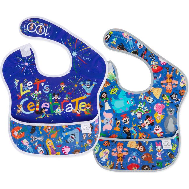 Disney 100 Years Celebration SuperBib®, Blue (Pack Of 2) | Maisonette