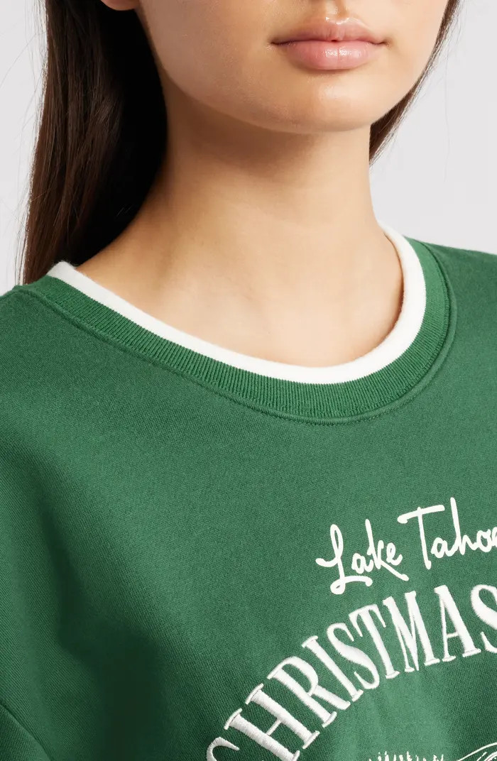 GOLDEN HOUR Holiday Tree Farm Graphic Sweatshirt | Nordstrom | Nordstrom