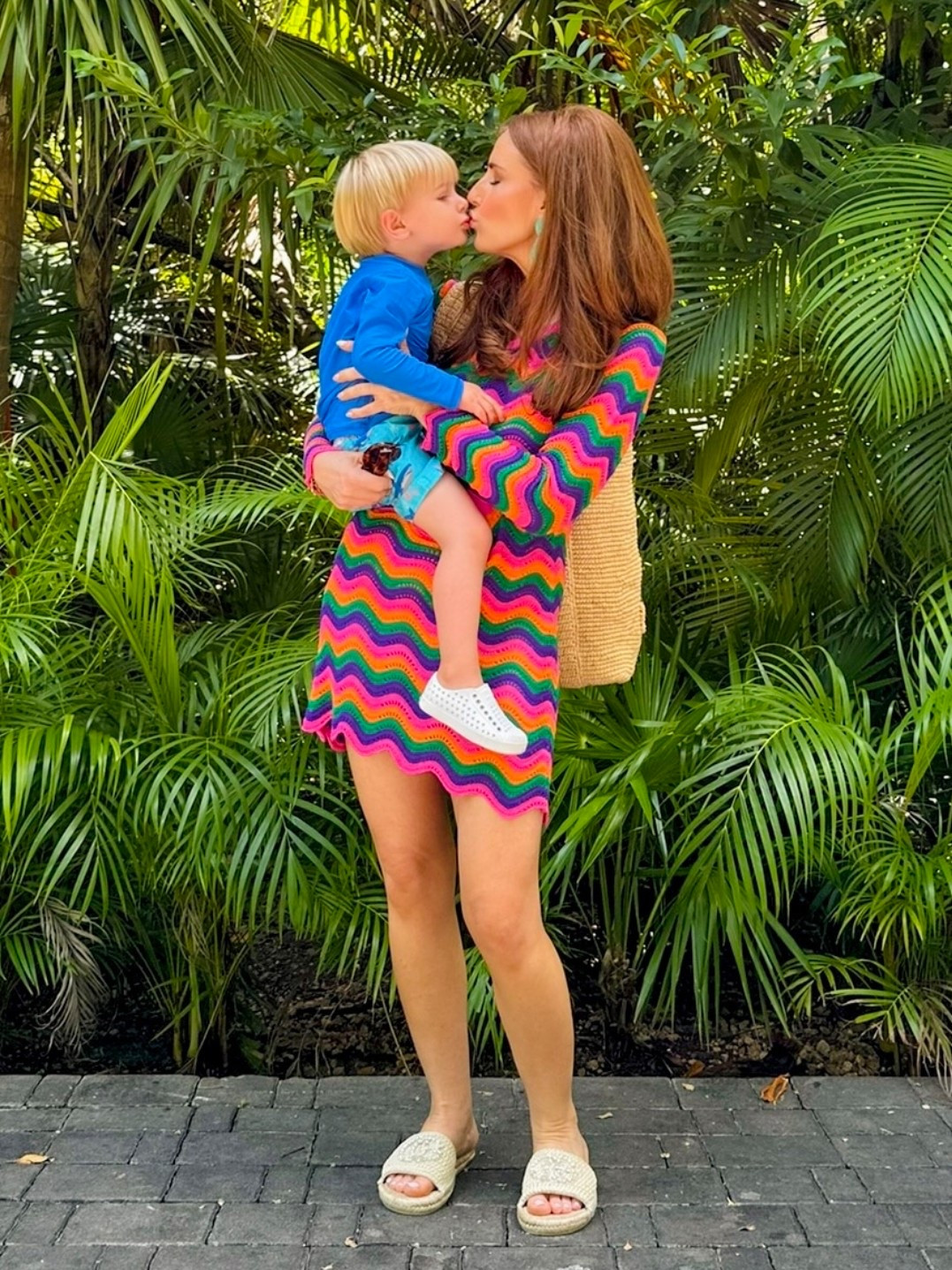 Ocean Blues & Rainbow Hues
Multi-Color Coverup + Blue Toddler Swim | Colorful Pool Day Outfits

All the colors of vacation 🌊🌈 A bold, happy mix that feels made for the tropics.

multi-color coverup, blue toddler swim trunks, tropical swimwear, resort wear, beach vacation outfits, toddler swim style

#LTKTravel #LTKSwim #LTKKids