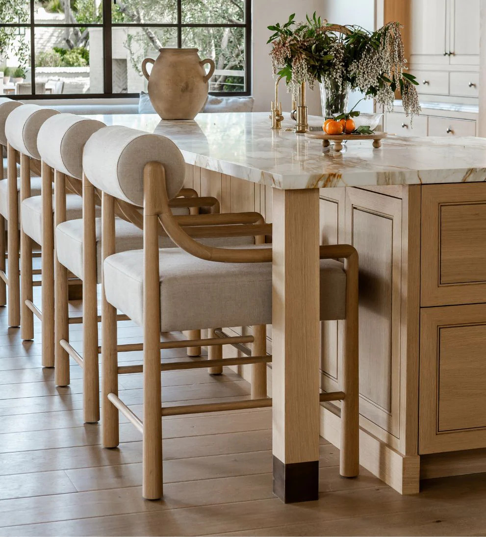 Avery Upholstered Counter Stool | Le Mae | Le Maé