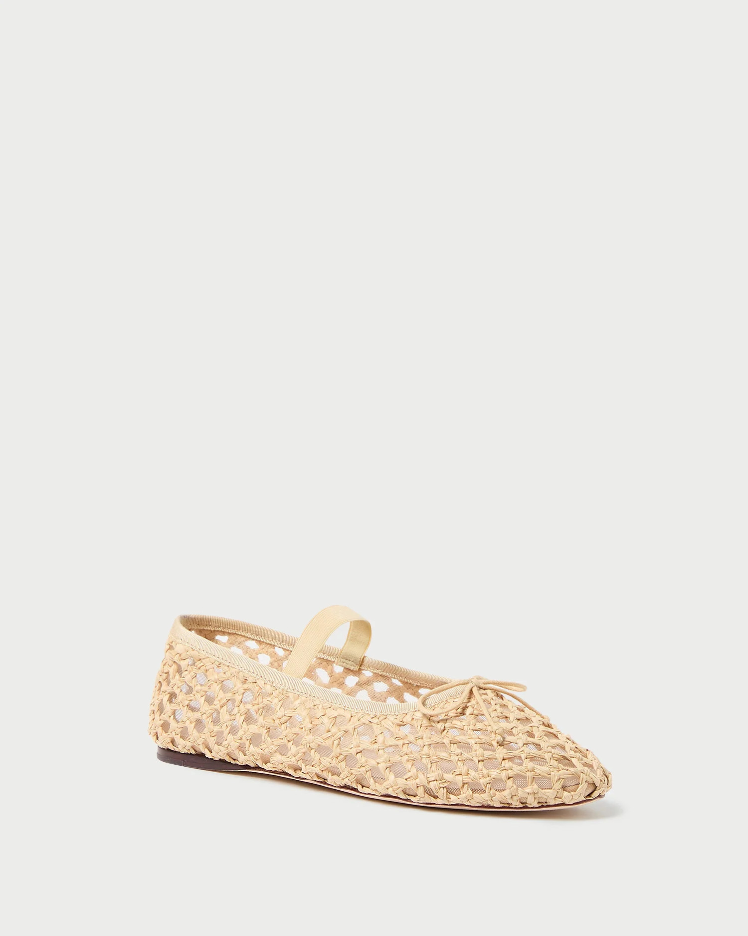 Leonie Natural Crochet Ballet Flat | Loeffler Randall