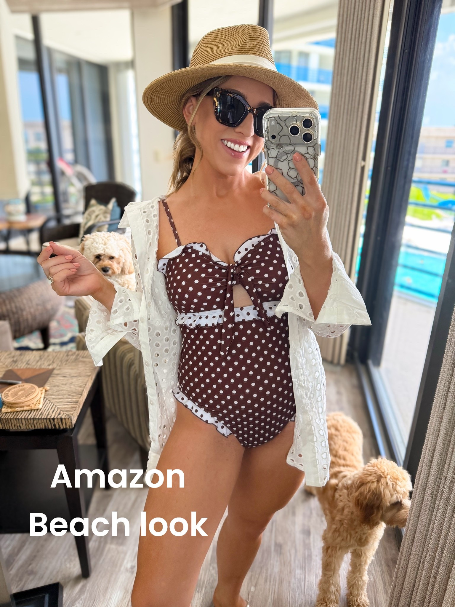 Beach vacation style, but make it affordable! This adorable Amazon polka dot swimsuit is easily one of my favorite swimsuits I’ve packed. The fit is so flattering, the vintage-inspired print is timeless, and the little ruffle details are just the cutest. I paired it with this lightweight eyelet cover-up, my favorite straw hat, and classic beach accessories for the perfect pool or beach day look.

If you’re shopping for a beach vacation, cruise, or resort getaway, this is such an easy look to recreate without spending a fortune!

#AmazonFashion #AmazonSwimsuit #BeachStyle #BeachVacation #SwimsuitStyle #ResortWear #VacationOutfit #BeachOutfit #AffordableFashion #AmazonFinds #SummerStyle #PoolStyle #VacationStyle #BeachAccessories #TravelStyle #ResortFashion #BeachDay #VacationInspiration #AmazonStyle #BeachLook

#LTKootd #LTKSwim #LTKTravel