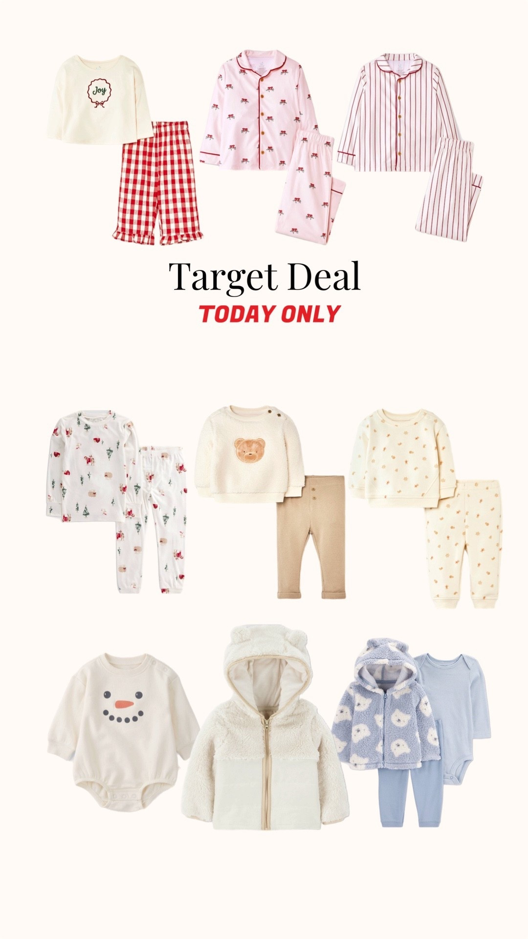 Baby & toddler clothes are 40% off today only at Target!!

#LTKBaby #LTKmomlife #LTKKids