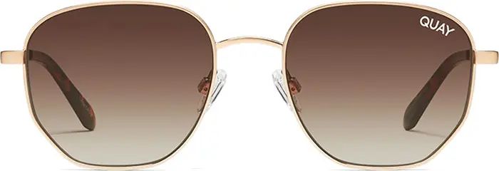 Big Time 54mm Gradient Round Sunglasses | Nordstrom