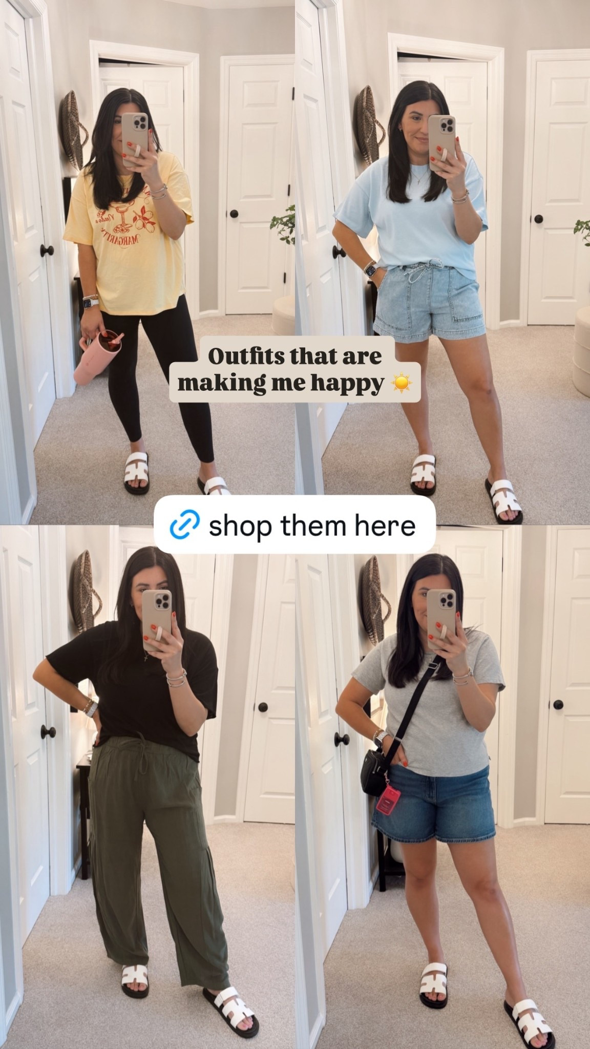 Outfits that are 
making me happy ☀️
Large in all tops
Medium in olive
Medium drawstring shorts
Size up 1 in 5in shorts 

#LTKgrwm #LTKmomlife #LTKootd