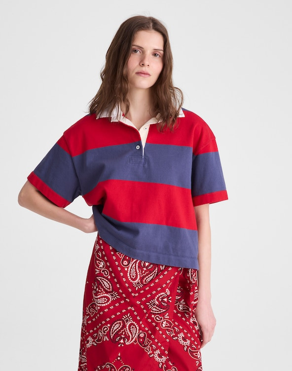 Boxy Rugby Polo | Madewell