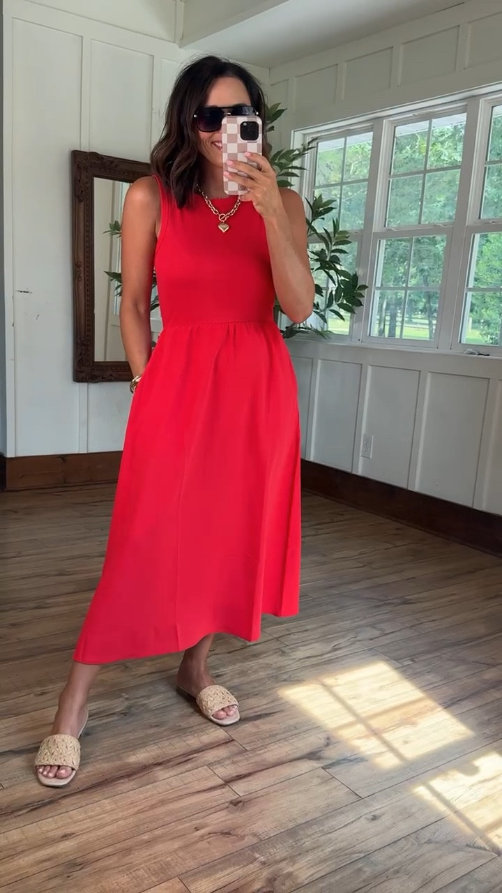 Loving this Amazon maxi dress! The defined waist it so flattering I have been styling this so many different ways 

 #LTKSeasonal #LTKFindsUnder50 #LTKStyleTip