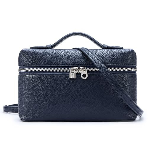 KALIDI Crossbody Bag for Women Small Top-Handle Pouch Designer Shoulder Handbag Quiet Luxury Leather Trendy Purse royal blue | Amazon (US)