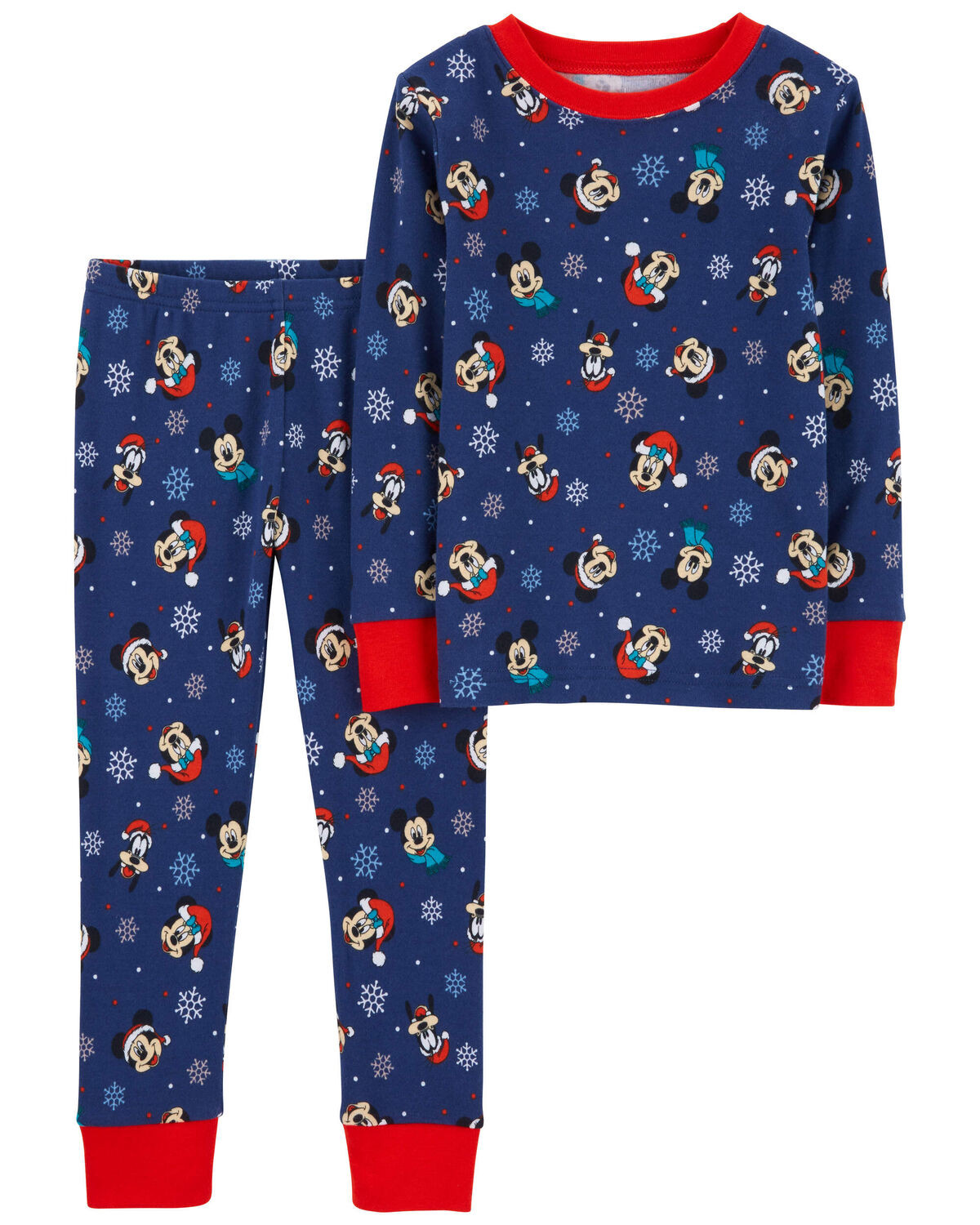 2-Piece Christmas Mickey 100% Snug Fit Cotton Pajamas | Carter's Inc