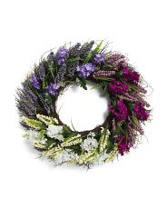 22in Floral Spring Wreath | TJ Maxx