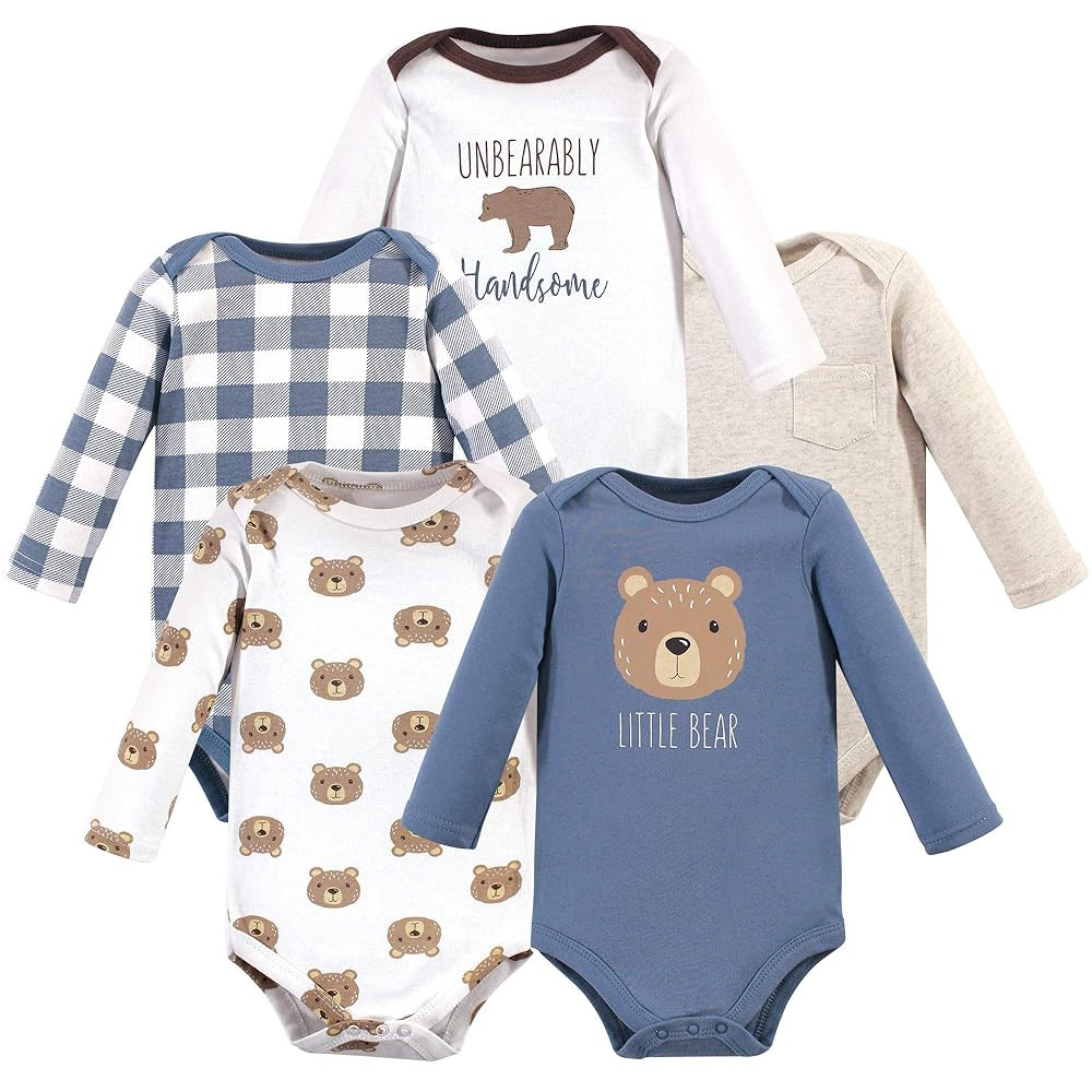 Hudson Baby Unisex Baby Cotton Bodysuits | Amazon (US)