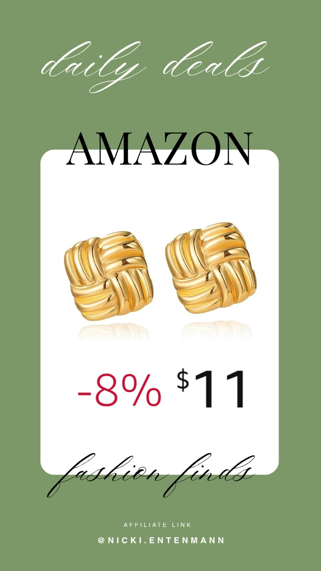 Gold statement chunky stud earrings bring bold shine with effortless charm. Perfect for elevating casual looks or adding sparkle to nights out, these studs are playful, chic, and timeless ✨🌟💛

#goldearrings #studearrings #chunkyjewelry #statementearrings #womenswear #fashionaccessories #style #shopping #trend #ootd #jewelry 

 #LTKootd #LTKSaleAlert #LTKBeauty